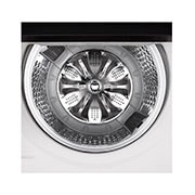 LG Lavadora LG Carga Superior AI DD™ (Inteligencia Artificial) TurboWash™ con Perilla + Panel LED táctil 23kg - Blanco - WT23EWTX6 AI DD™, USP image for the ai dd, WT23EWTX6, thumbnail 3