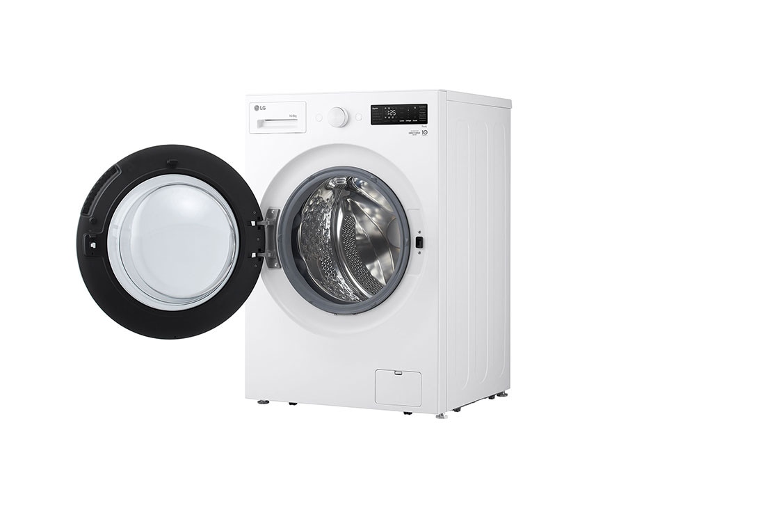 LG Lavasecadora LG AI DD™ Slim 16/8kg Blanca, Left side door open view, WD16EWNT6PC, thumbnail 11