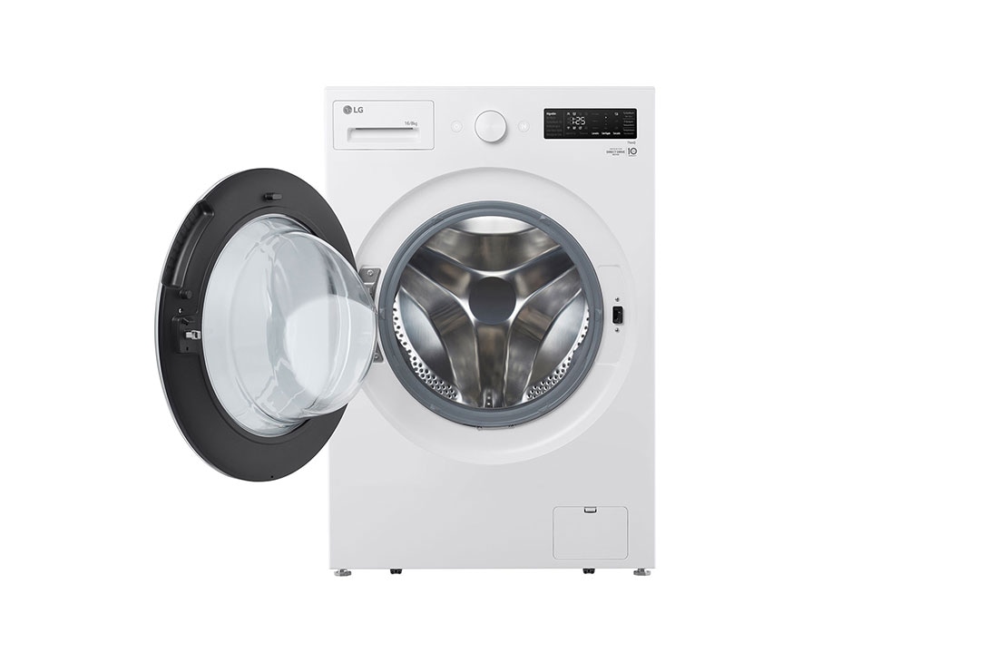LG Lavasecadora LG AI DD™ Slim 16/8kg Blanca, Front door view, WD16EWNT6PC, thumbnail 2