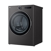 LG Secadora Electrica de Carga Frontal  – DF74BFXS6BE – 22 kg – Acero Negro– ThinQ, side view, DF74BFXS6BE, thumbnail 2