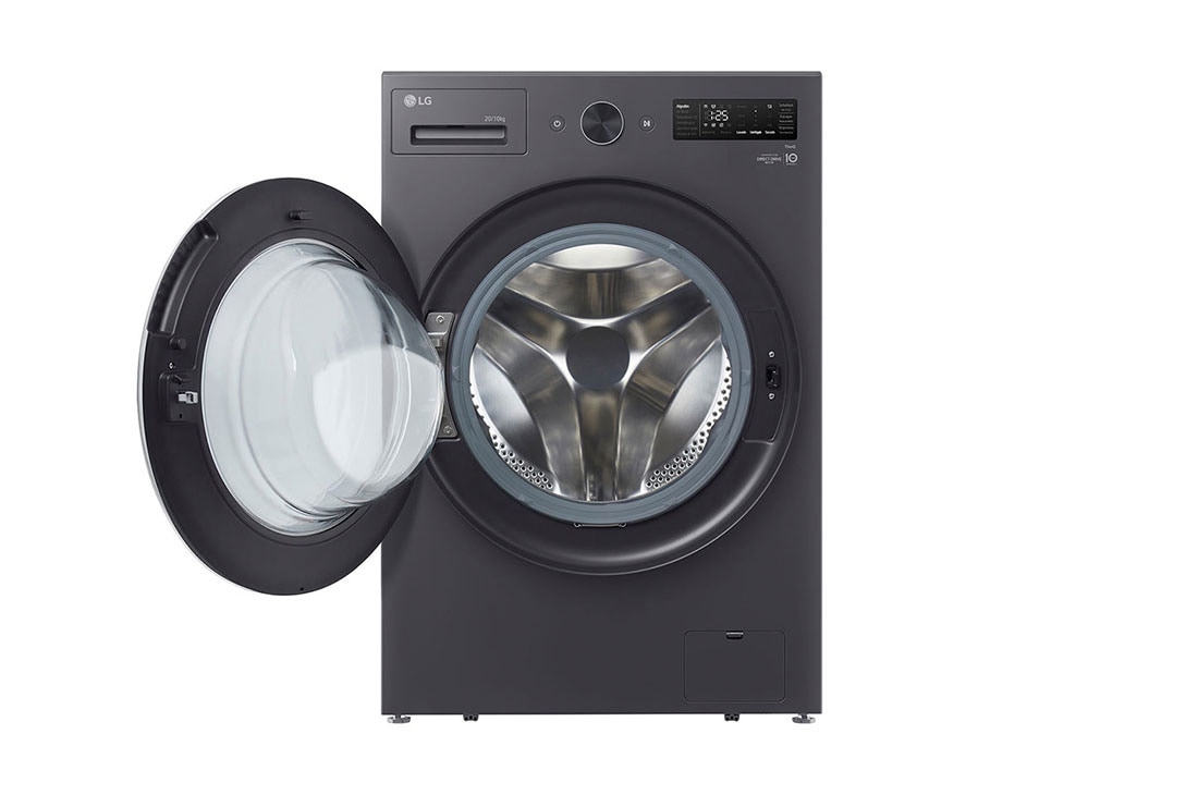 LG Lavasecadora LG Carga Frontal Slim - Capacidad 16kg / 8kg - Color Grafito, Front Open view, WD16EGNT6PC, thumbnail 2