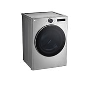 LG Secadora Eléctrica de Carga Frontal – DF74VFXS6BE – 22 kg – Gris – ThinQ, Left side perspective view, DF74VFXS6BE, thumbnail 9