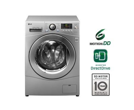 Lavadora/Secadora 14kg/31Lbs 6Motion, Inverter Direct Drive, Smart Diagnosis, Ahorro de Agua, Color Stone Silver (Noblige)1