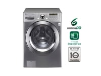 Lavadora/Secadora 18kg/40Lbs 6Motion, Inverter Direct Drive, True Steam, Smart Diagnosis, Ahorro de Agua, Color Acero Inoxidable (Discovery 2).Disponible en Venezuela1