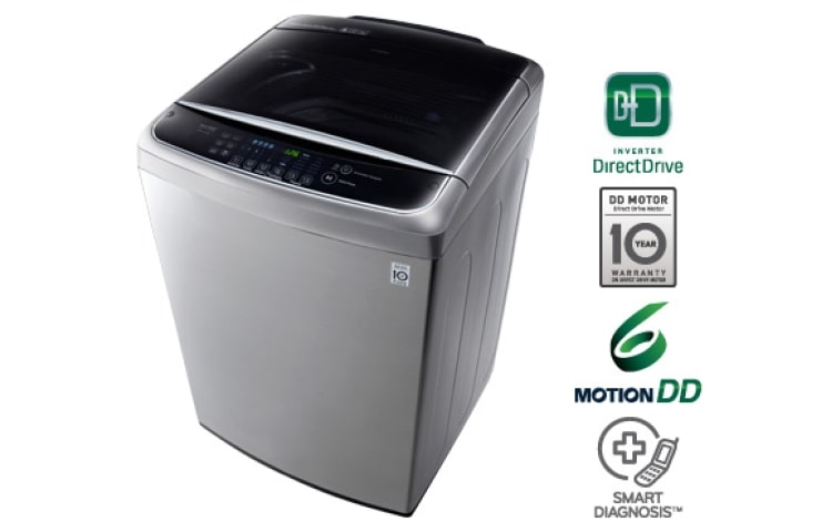 LG LAVADORA LG 6 MOTION DD™ CARGA SUPERIOR / 14 KG, WFS1439EPD, thumbnail 2