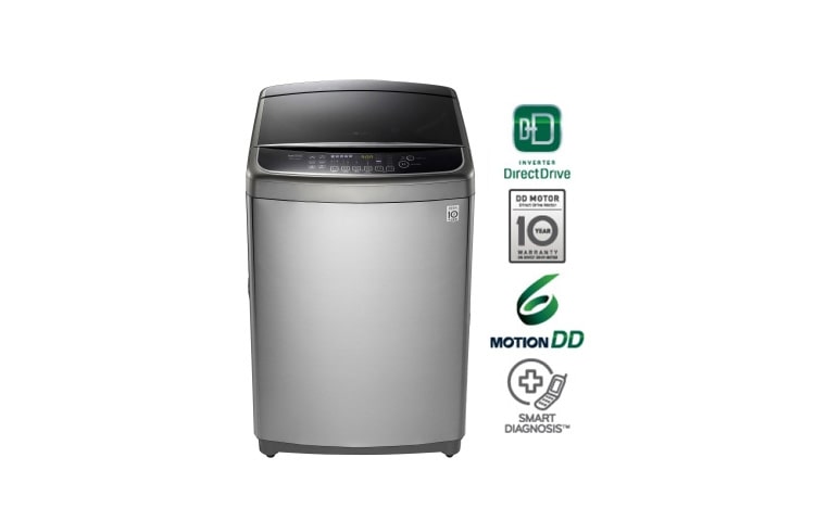 LG LAVADORA LG 6MOTION DD, CARGA SUPERIOR, 37LBS/17KG, COLOR ACERO INOX, WFS1739EKD, thumbnail 2