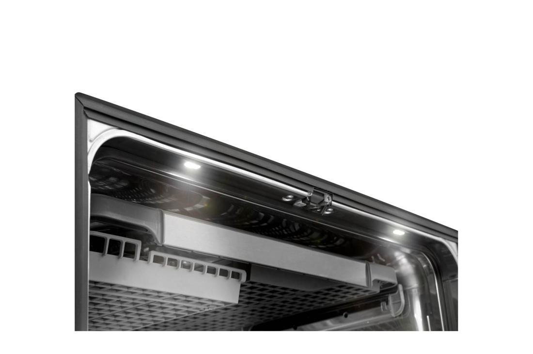 LG Lavaplatos| QuadWash™|  TrueSteam™| ThinQ™, Top angled view, LUDP8997SN, thumbnail 4