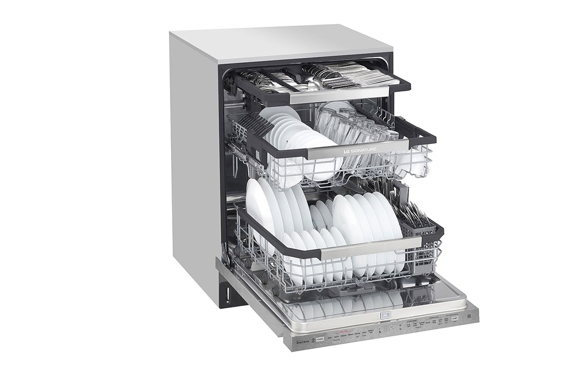 LG Lavaplatos LG SIGNATURE inteligente con Wi-Fi y control superior con TrueSteam® y QuadWash™, LUDP8908SN, LUDP8908SN, thumbnail 8