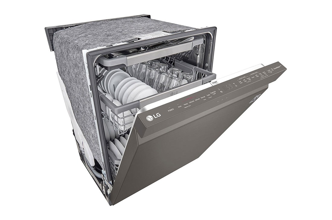 LG Lavavajillas LG QuadWash™ TrueSteam™ Empotre, Top Left view, LDP6810BD, thumbnail 7