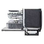 LG Lavavajillas LG QuadWash™ TrueSteam™ Empotre, Left Side door open view, LDP6810BD, thumbnail 11
