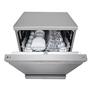 LG Lavavajillas LG QuadWash™ Libre de Empotre, Left Side door open view, LFDFD4441T, thumbnail 12