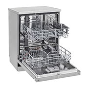 LG Lavavajillas LG QuadWash™ Libre de Empotre, Front view of door open, LFDFD4441T, thumbnail 4