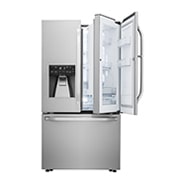 LG 24 pies cúbicos | French Door | Slim SpacePlus™ | Compresor lineal inverter | ThinQ™ , Single door open, LSFXC2476S, thumbnail 2