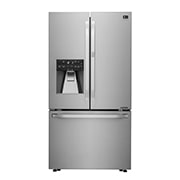 LG 24 pies cúbicos | French Door | Slim SpacePlus™ | Compresor lineal inverter | ThinQ™ , Front view, LSFXC2476S, thumbnail 1
