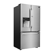 LG 24 pies cúbicos | French Door | Slim SpacePlus™ | Compresor lineal inverter | ThinQ™ , Side view 1, LSFXC2476S, thumbnail 4