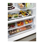 LG 24 pies cúbicos | French Door | Slim SpacePlus™ | Compresor lineal inverter | ThinQ™ , Inside view 1, LSFXC2476S, thumbnail 7