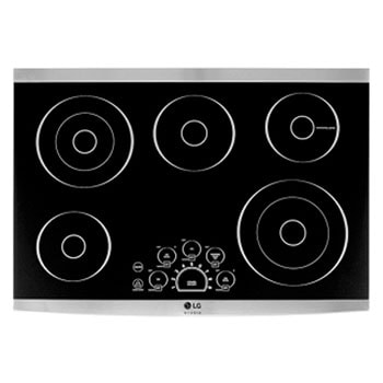 Cooktop Eléctrico 30" LG Studio, controles SmoothTouch™1