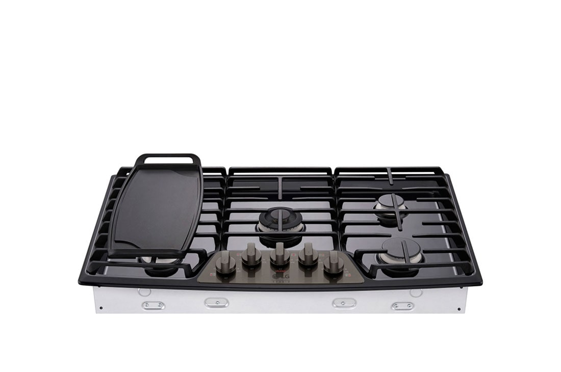 LG Estufa Sobre Mesa 36'' LG Studio LSCG367BD 5 quemadores Quemador doble UltraHeat™, LSCG367BD, thumbnail 3