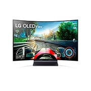 LG Televisor OLED FLEX 42'' Smart TV con Pantalla flexible para juegos , Flex visto directamente desde el frente con una pantalla completamente curva. , 42LX3QPSA, thumbnail 2