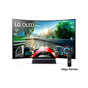 LG Televisor OLED FLEX 42'' Smart TV con Pantalla flexible para juegos , Flex visto directamente desde el frente con una pantalla completamente curva. , 42LX3QPSA, thumbnail 1