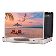 LG StanbyME Go 27'' Portátil Smart TV con ThinQ AI (Inteligencia Artificial), Vista lateral de 46 grados del modo horizontal, 27LX5QKNA, thumbnail 3