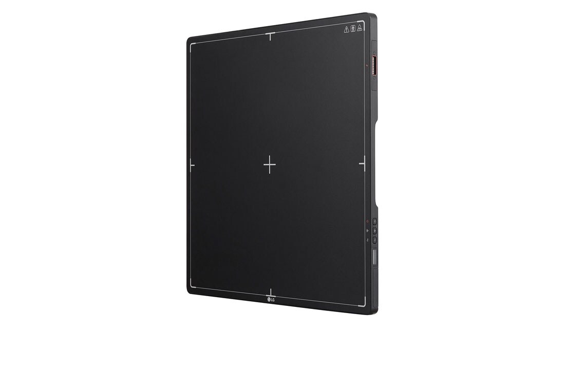 LG Detector de rayos X digital de LG con a-Si TFT., Vista frontal de -15 grados del detector de rayos X digital LG 17HQ701G-BP, 17HQ701G-BP, thumbnail 3