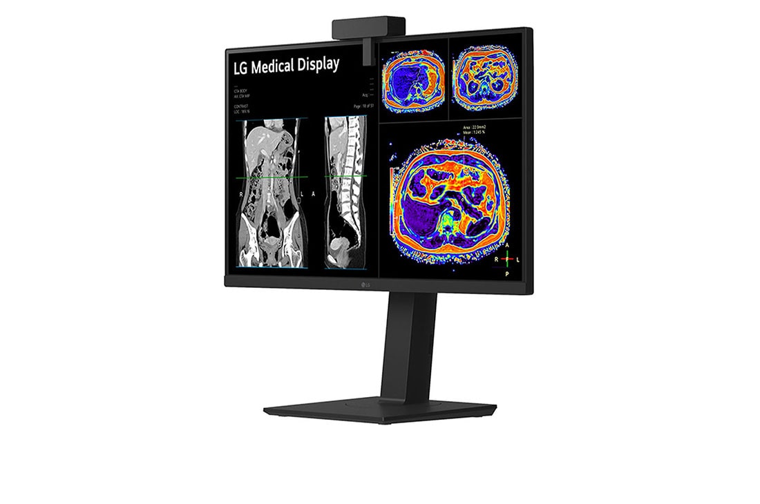 LG Monitor de revisión clínica 27'', Panel IPS, 8MP, sensor de calibración desmontable, 178º Ángulo de Visión, perspektivni prikaz priključaka, 27HS713C-B, thumbnail 13