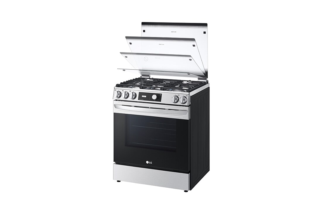 LG Estufa a Gas de 5.8 p³  5/Triple Quemador EasyClean Plancha de hierro fundido, LRGL5843S, LRGL5843S, thumbnail 9