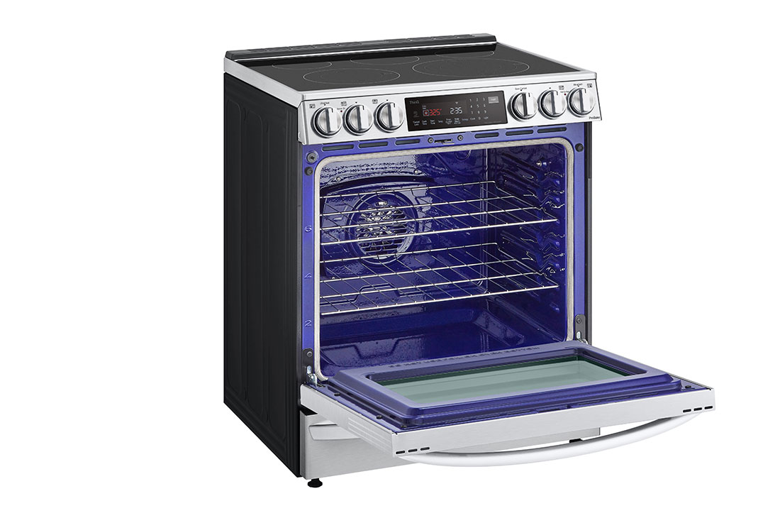 LG Estufa eléctrica deslizable ProBake Convection® InstaView™ de 6.3 pies cúbicos con Wi-Fi inteligente y freidora de aire, LSEL6337F, LSEL6337F, thumbnail 5