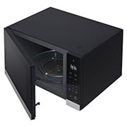 LG Microondas NeoChef™ Slim, side perspective door open, MSER1590S, thumbnail 16