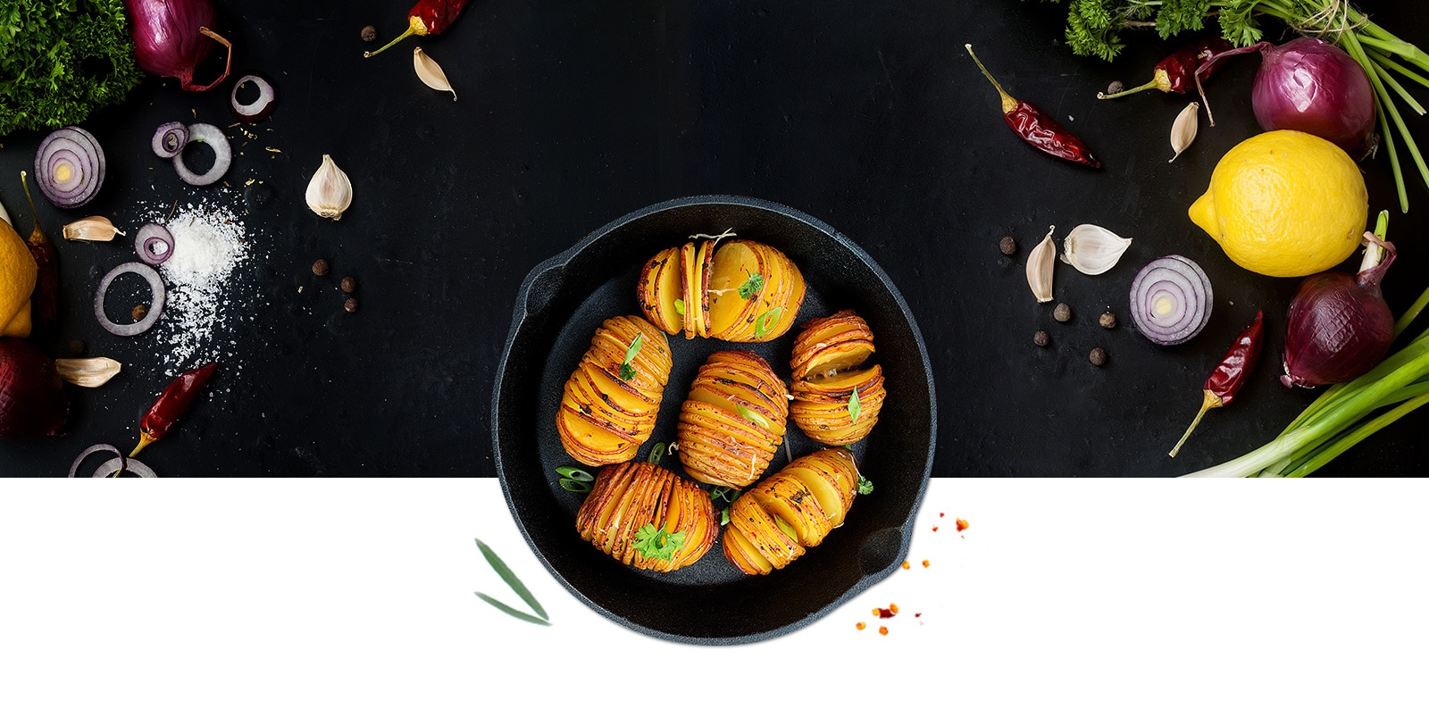 Papas rellenas al horno