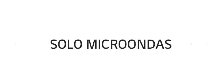 SOLO MICROONDAS