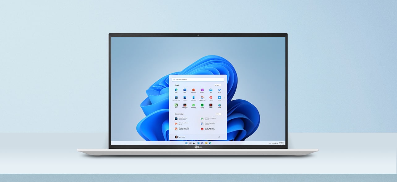 Interfaz de usuario de Windows 11