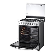 LG Estufa a gas 5.2pᶟ  6 Quemadores Puerta de Doble Capa tipo Espejo	, Lado Derecho Puerta Abierta, LRGZ5255S, thumbnail 13
