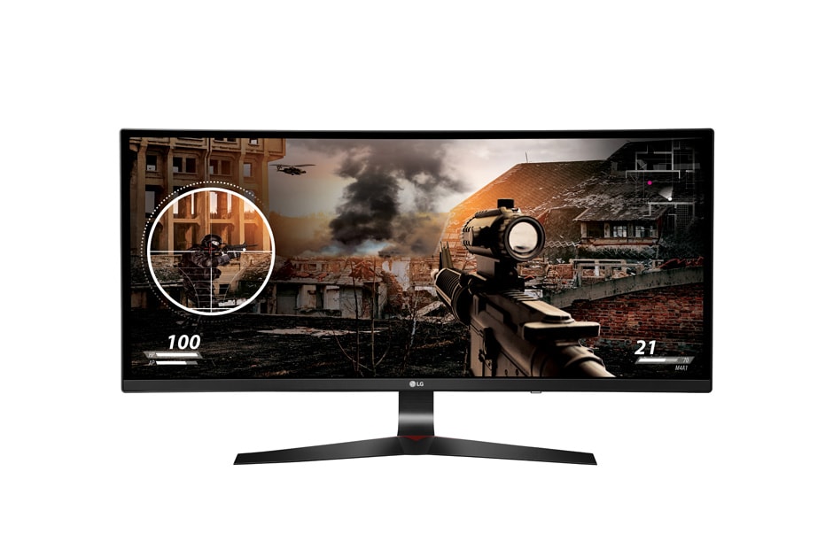 LG UltraGear Monitor UltraWide™ curvo 21:9 de 87cm (34 pulgadas) para juegos, 34UC79G-B