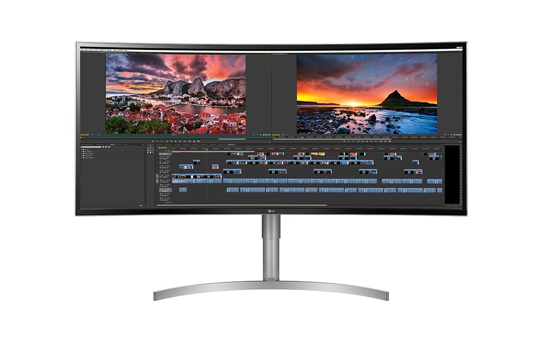 LG Monitor UltraWide™  21:9 WQHD IPS LED Curvo 38 (96.52 cm), 38WK95C-W, thumbnail 3