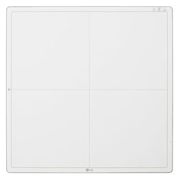 Vista frontal del detector de rayos X digital LG 17HK700G-W en blanco2
