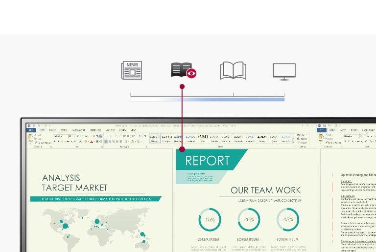 Menos azul, mayor comodidad visual
