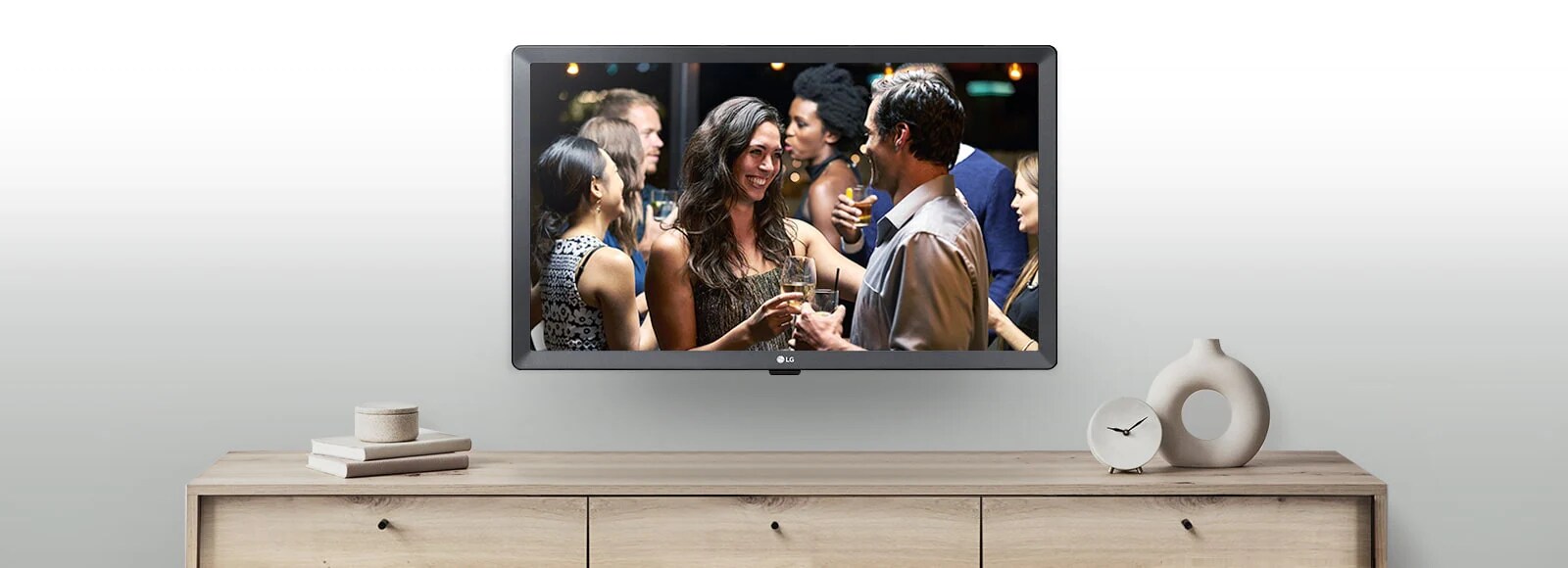 TV LG 23.6 Pulgadas 60 cm 24TQ520S-PS HD LED Smart TV