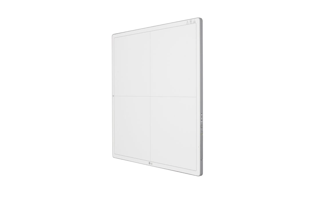 LG Detector de Rayos X Digital (DXD), Vista frontal de -15 grados del detector de rayos X digital LG 17HK701G-W en negro, 17HK701G-WP, thumbnail 2