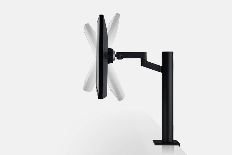 Simulación de inclinación, rango de + 25˚, - 25˚