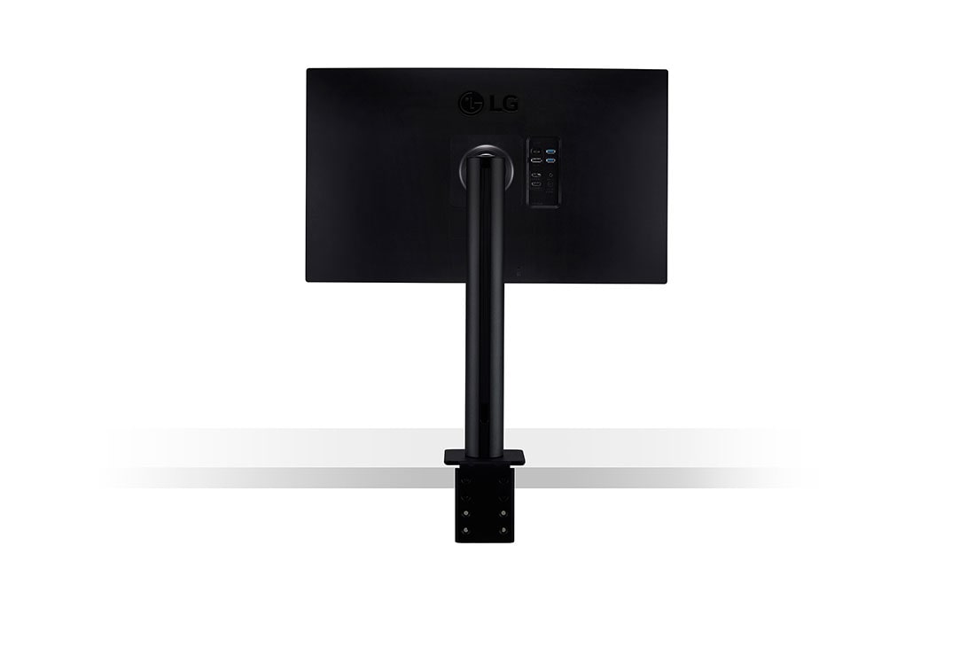 LG Monitor QHD Ergo IPS de 27'' con USB Tipo-C™, Vista lateral trasera del brazo del monitor en el centro, 27QN880-B, thumbnail 11