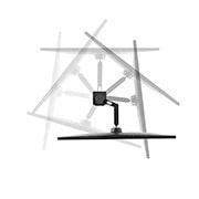 LG Monitor UHD 4K Ergo IPS de 31.5'' con USB Tipo-C™, Vista lateral del monitor inclinado hacia abajo, 32UN880-B, thumbnail 6