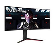 LG Monitor UltraGear™ 34'' 21:9 Nano IPS 1ms (GtG) Monitor Curvo para Gaming, 34GN850-B, 34GN850-B, thumbnail 3
