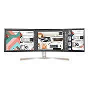 LG Monitor LED curvo de LG 49WL95C-W de 49 pulgadas 32:9 UltraWide Dual QHD IPS con HDR 10, 49WL95C-WE, 49WL95C-WE, thumbnail 1