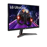 LG Monitor para juegos Full HD IPS 1ms (GtG) UltraGear™ de 23.8'', Vista de perspectiva, 24GN600-B, thumbnail 4