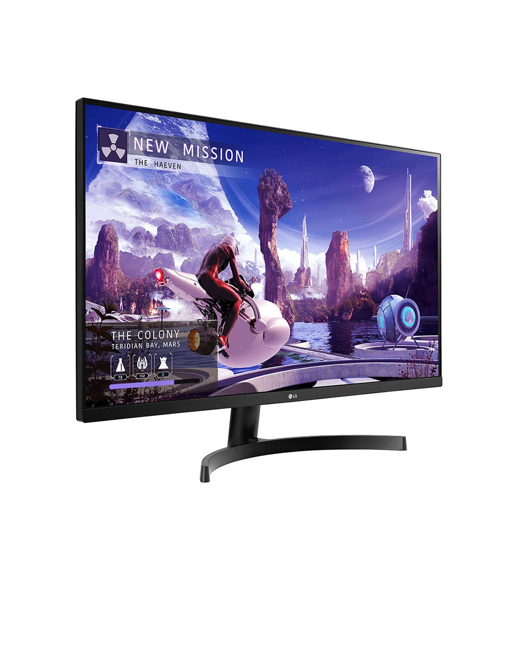 LG 32QN600-B - Monitor QHD (Panel IPS: 2560 x 1440p, 16:9, 350cd/m², 1000:1, sRGB >99, 75Hz, 5ms); diag. 80cm; entradas: HDMI x2, DP x1; marcos ultrafinos | LG Centroamérica y el Caribe LG 32QN600-B - Monitor QHD (Panel IPS: 2560 x 1440p, 16:9, 350cd/m², 1000:1, sRGB >99, 75Hz, 5ms); diag. 80cm; entradas: HDMI x2, DP x1; marcos ultrafinos | LG Centroamérica y el Caribe