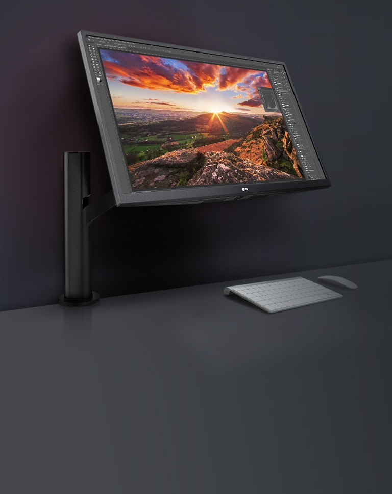 Ergonomía del monitor LG UHD: Diseñado a tu alrededor