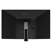 LG Monitor IPS UHD 4K de 27'' con Ergo, primer plano de la vista trasera con un brazo de monitor en el centro, 27UK580-B, thumbnail 9