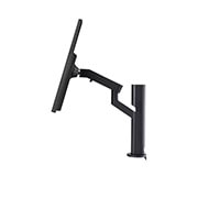 LG Monitor UHD 4K de 31,5'' con Ergo, vista lateral del monitor inclinado en +25 grados, 32UK580-B, thumbnail 7